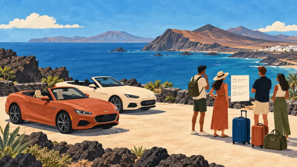 Audi A5 or Mercedes E450 Cabriolet for your group: a check-before-booking list