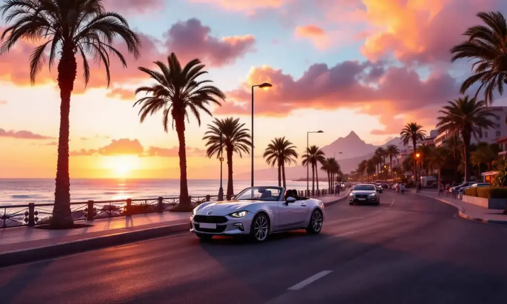 Playa de las Americas to La Caleta: The South Tenerife Coastal Drive at Golden Hour