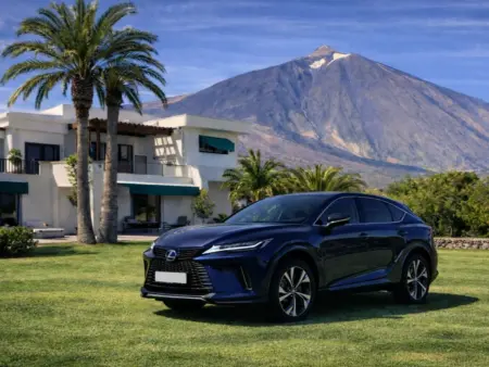 Lexus RX450h Midnight Blue - car rental in Tenerife
